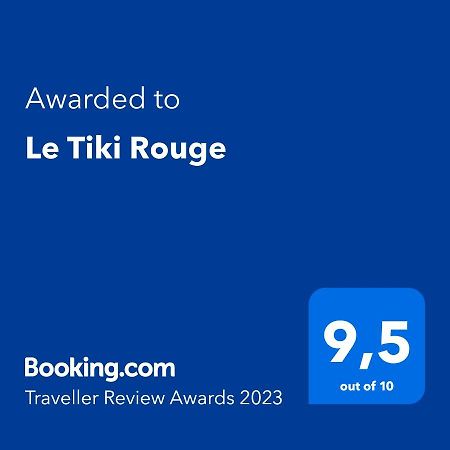 Le Tiki Rouge Villa Punaauia  Eksteriør billede