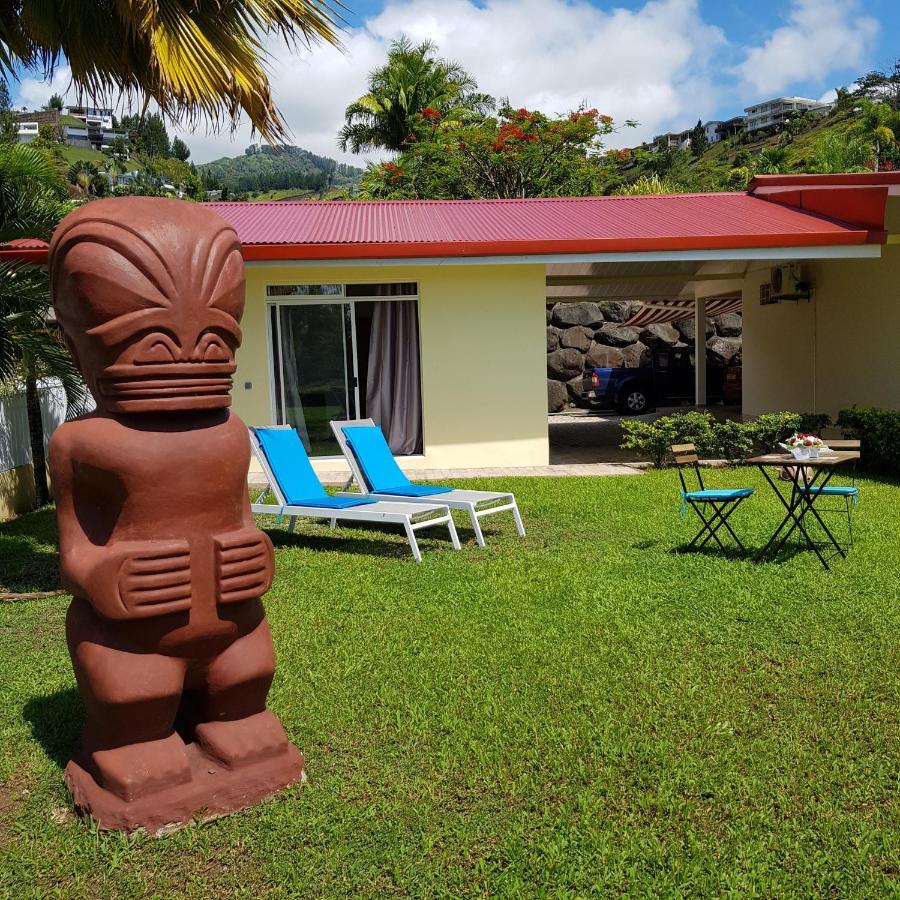 Le Tiki Rouge Villa Punaauia  Eksteriør billede